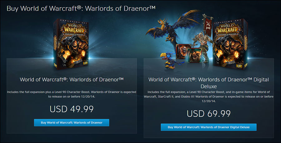 World of Warcraft: Warlords of Draenor pré-venda já está disponível