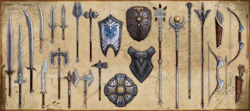 Elder Scrolls Online mostra algumas armas que podem ser criadas