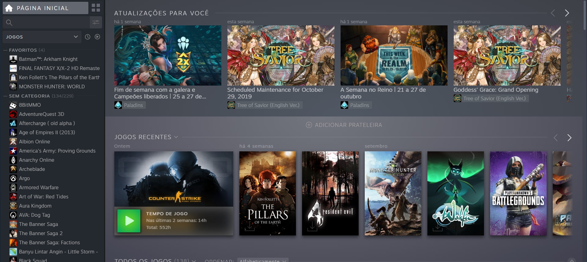 Steam libera novo design da biblioteca de jogos – Tecnoblog