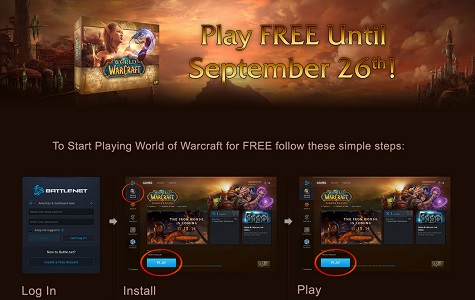 World of Warcraft: jogue de graça até 26 de setembro