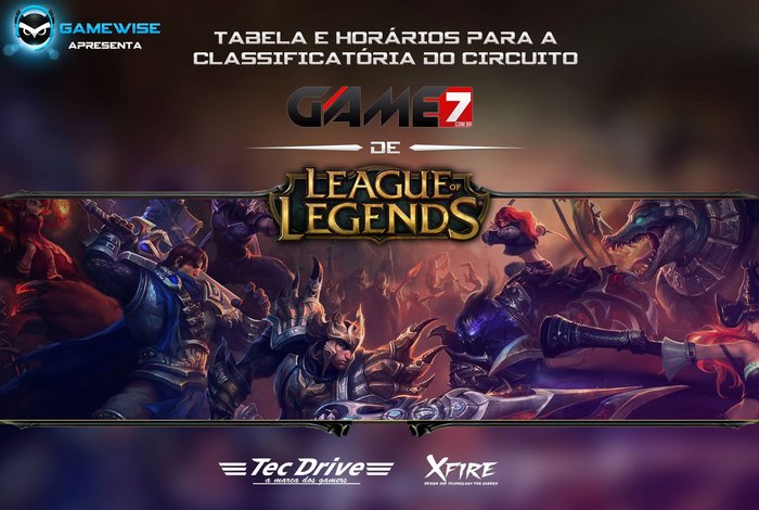 League of Legends: começa hoje as classificatórias para o Circuito Game7