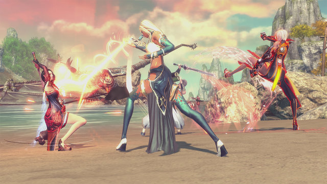 blade and soul fighting wallpaper