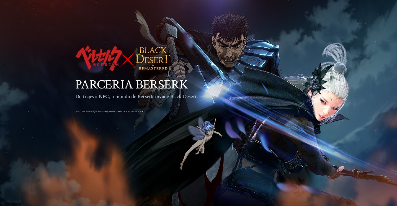 Black Desert SA tem colaboração com anime e mangá Berserk lançada nos servi...