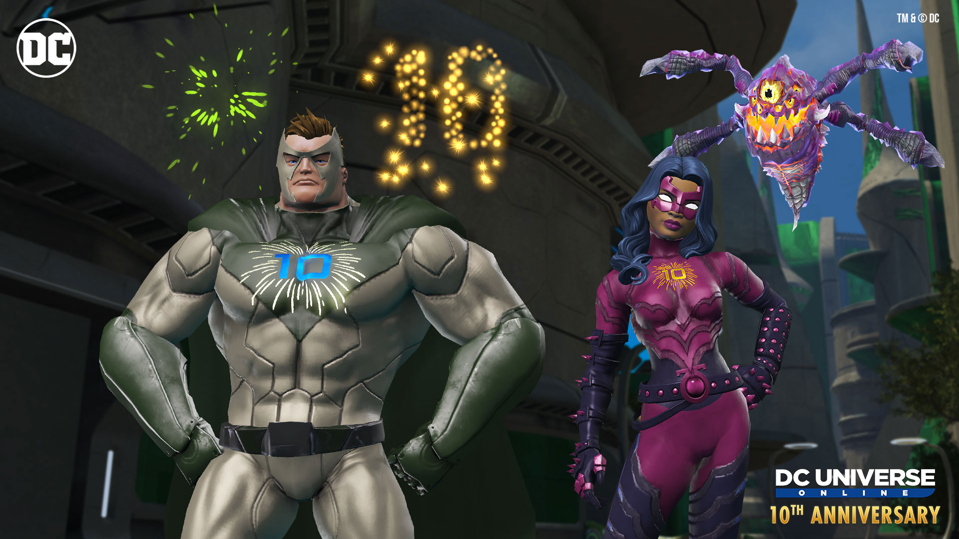 DC Universe Online está completando 11 anos de vida e dando aos players