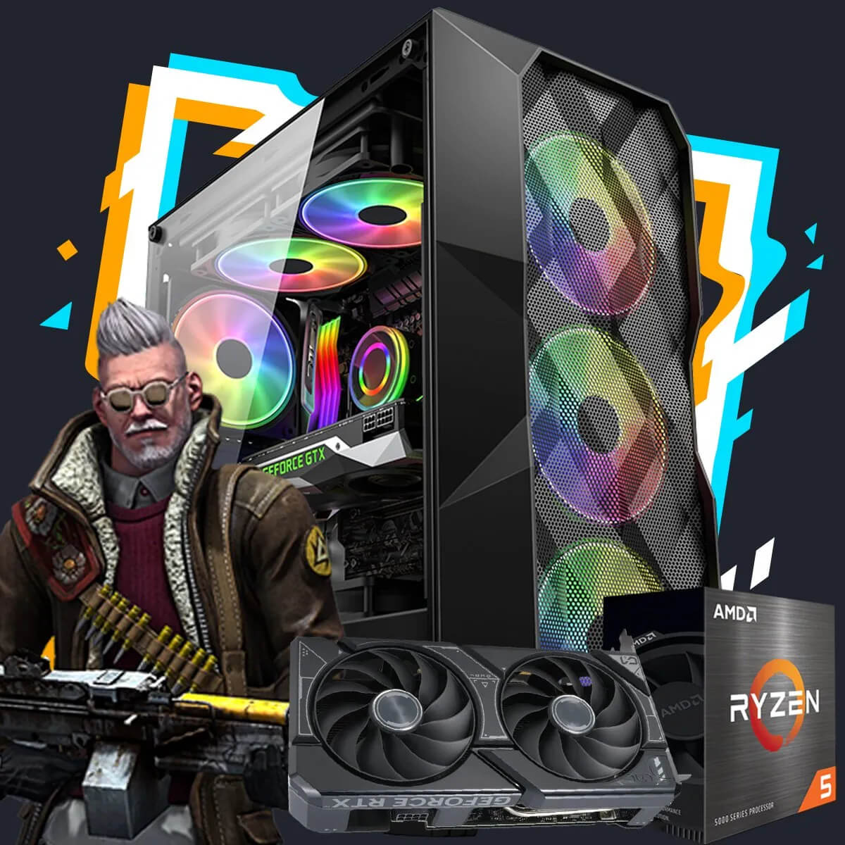 Roda Tudo Esse Pc Gamer Equipado Com Uma Rtx E Gb De Ram Est Saindo Por Menos De R