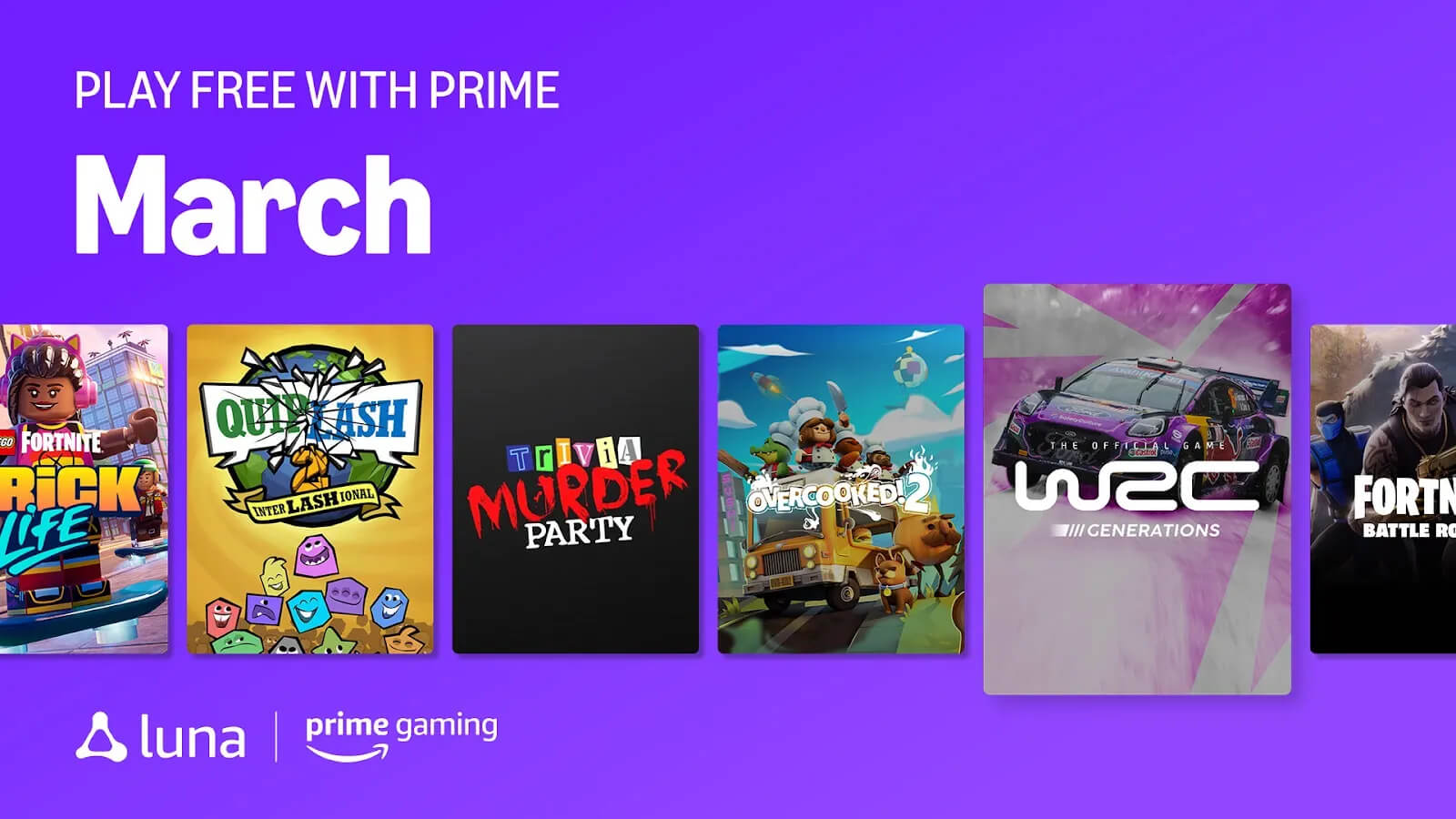 Confira os jogos que poderão ser resgatados de forma gratuita pelos assinantes do Amazon Prime neste mês de março, via Prime Gaming